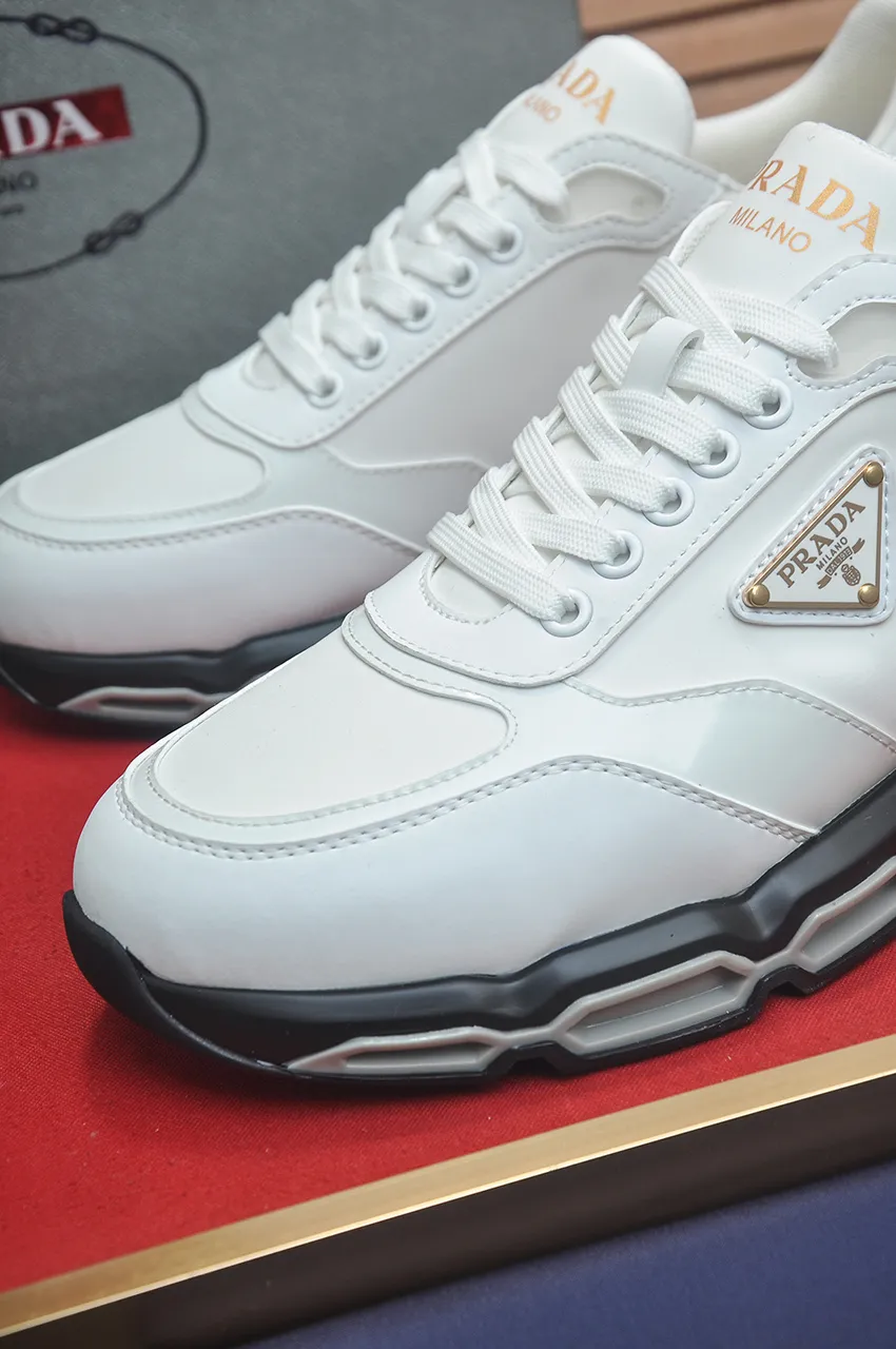 Men's shoes 💰680💶 [PRADA] Top-quality original items, new seasonal styles, high-quality original items, top-quality imported calfskin and original imported glue, imported cowhide lining with original cowhide feet, original outsole! Quality guaranteed! Code 38-45 (45 customized)